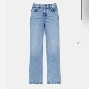 Lafayette 148 New York High Rise Denim York Jeans Size 32 Stonewash Blue